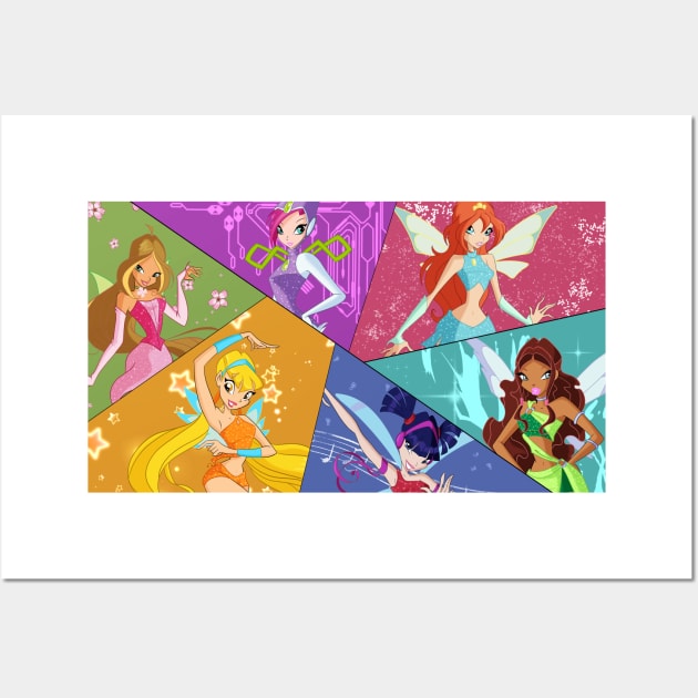 Winx Club Wall Art by Nykos